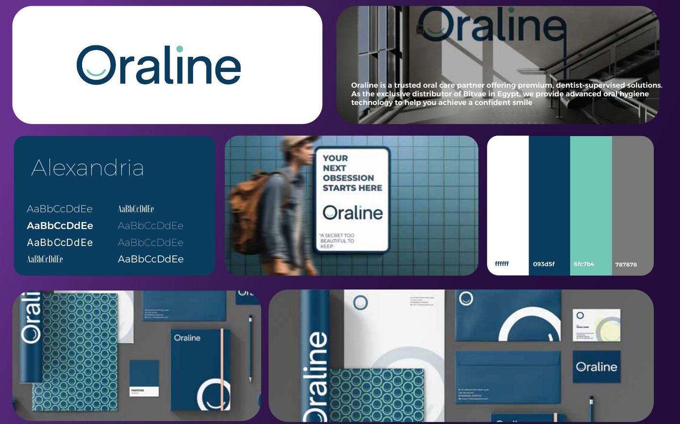 Oraline visual identity