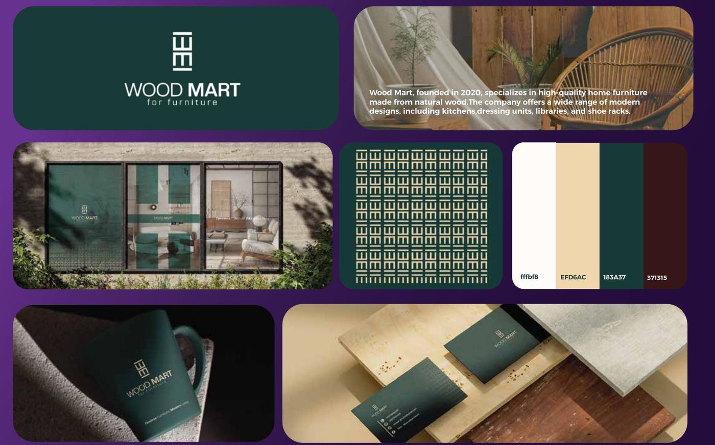 Wood Mart visual identity