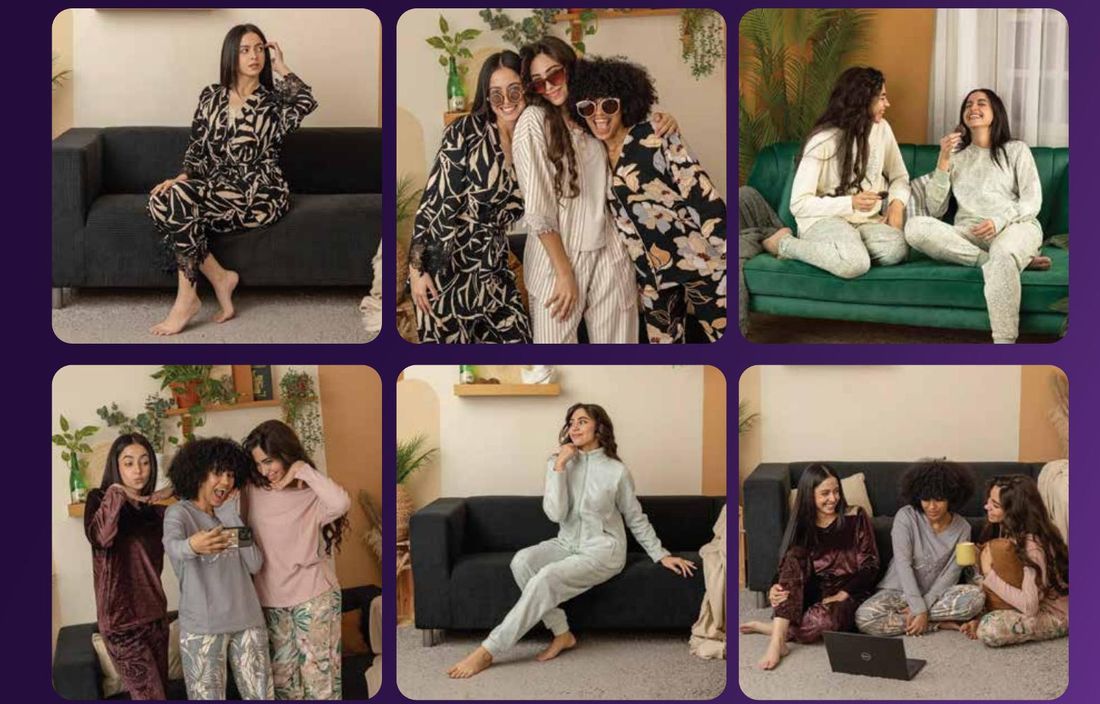 Loungewear photoshoot